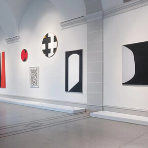 Various artists, Brooklyn abstraction. Four artists, four walls, exhibition view. Courtesy of Brooklyn Museum