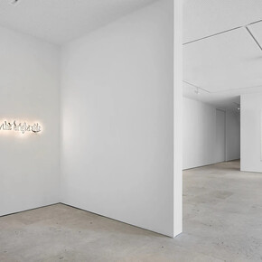 Various artists, Notes on abstraction, exhibition view. Courtesy of Maruani Mercier