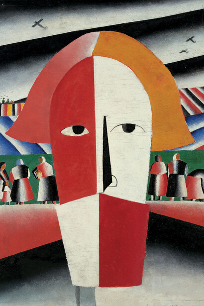 Kazimir Malevič, Testa di contadino, 1928 ca., Olio su tavola di compensato, 71,7 x 53,8 cm, Museo di Stato Russo, San Pietroburgo