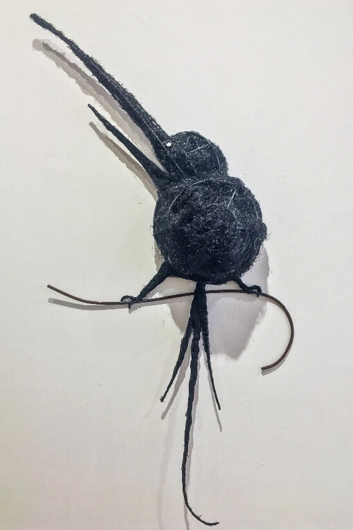 "Bird of Death after Hieronymus Bosch" Christy Rupp 2017. Courtesy of Cross Contemporary Art