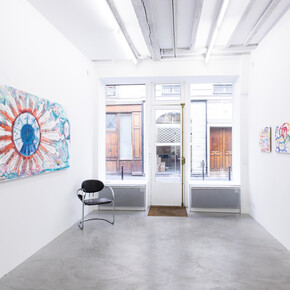 Marcos Lutyens, Hypnotic show, vue d'exposition. Avec l’aimable autorisation de la Galerie Alberta Pane