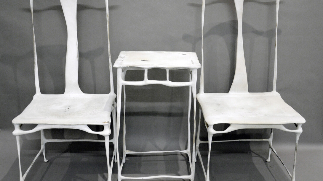Huashan Project – Performance, 2014, Copper, 42 1/2 x 19 5/8 x 17 3/8, 27 1/2 x 16 7/8 x 13, 42 1/2 x 19 5/8 x 17 3/8 inches (108 x 50 x 44, 70 x 43 x 33, 108 x 50 x 44 cm)