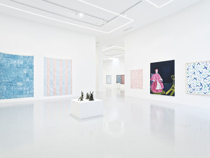 Louis Cane, Résonances, vue de l’exposition. Avec l’aimable autorisation de Ceysson & Bénétière