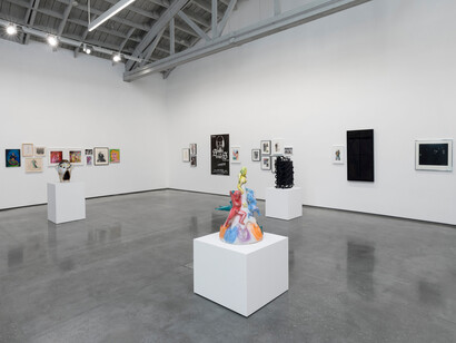 Various artists, Tom’s stretch, exhibition view. Courtesy of David Kordansky Gallery