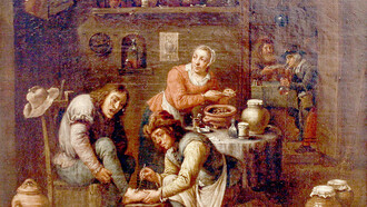 Scuola di Teniers, Operazione al piede