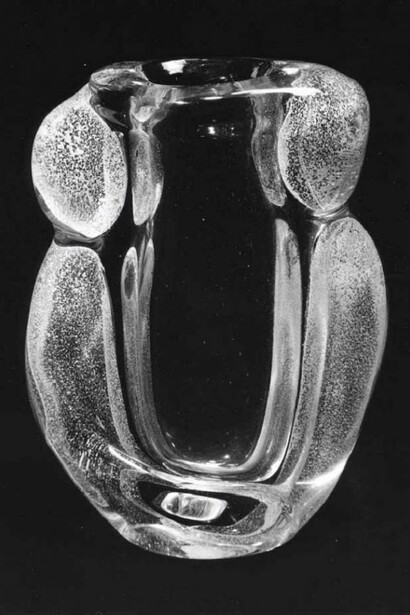 Pot en verre transparent