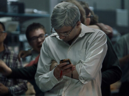 Actor Jay Baruchel plays Mike Lazaridis, the former founder and co-CEO of BlackBerry