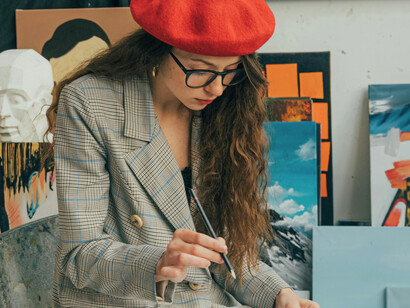 Art is fundamentally human because it stems from our unique capacity for feeling complex emotion and expressing symbolic thoughts