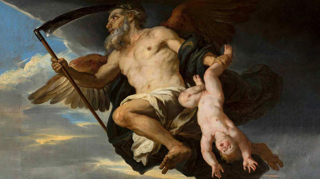 'Cronos y su hijo' de Giovanni Francesco Romanelli