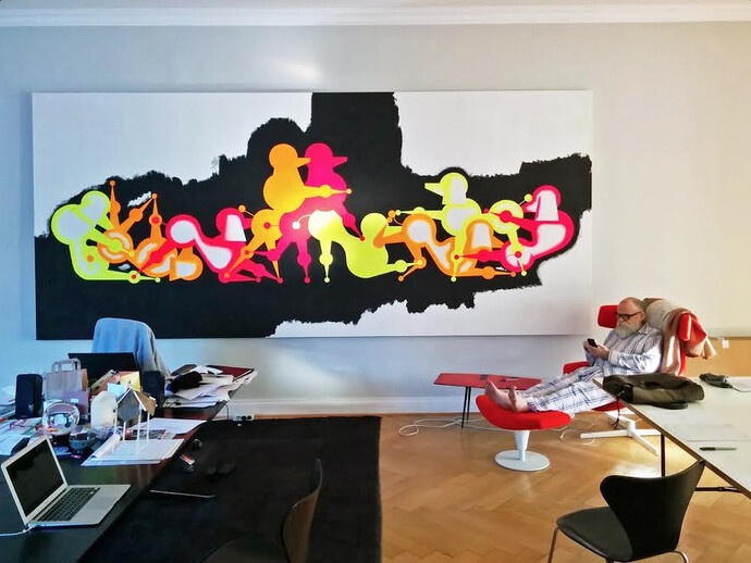 AA Bronson , Studio, 2015 © AA Bronson, Courtesy Maureen Paley, London 
