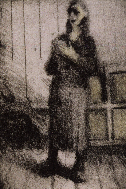 Celia Paul, In the Studio, 2002  - Copyright The artist