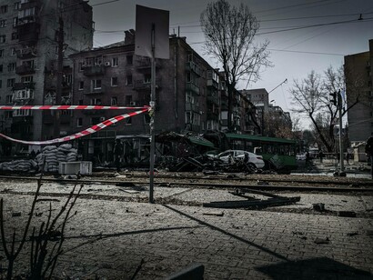 Dopo un'esplosione a Kiev, Ucraina