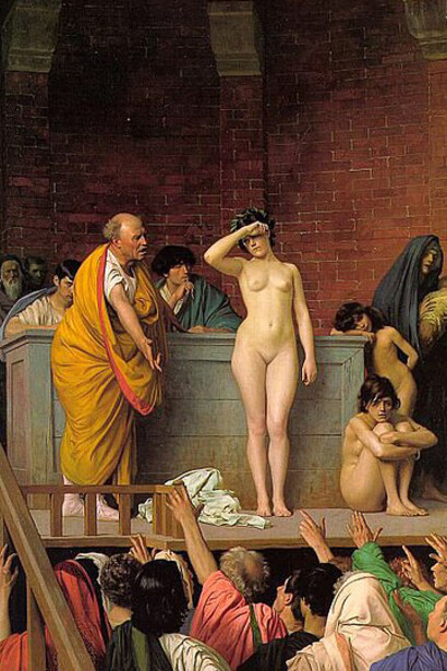 Jean-Léon Gérôme (1824–1904), Slave Market in Ancient Rome, circa 1884