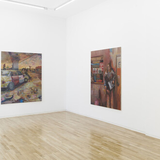 Aelita le Quément, Blutorange, exhibition view. Courtesy of Jahn und Jahn Gallery