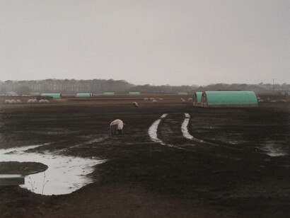 Stark, John 'The Beasts of England I', 2015, Oil on wood panel, 50 x 60 cm