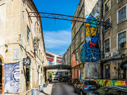 Once a former industrial textile complex, LX Factory is now one of the most vibrant creative and cultural hubs in Lisbon, Portugal