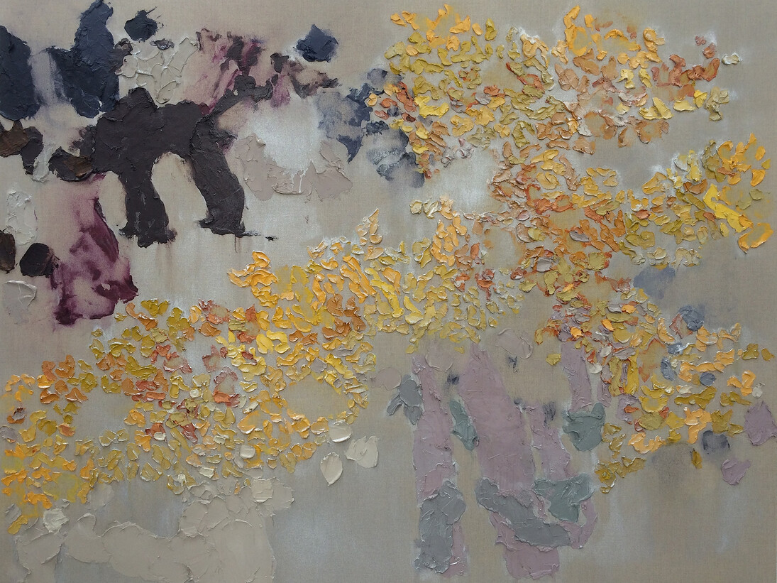 Brendan Stuart Burns, Pulse, 2014, Oil and wax on linen canvas, 160 x 200cm © the artist, courtesy of Osborne Samuel