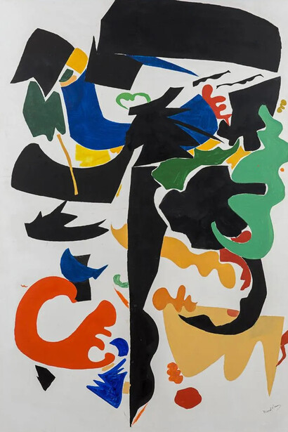 Beatrice Mandelman, Sea shapes (#2) (detail), c. 1960s. Courtesy of Rosenberg & Co.