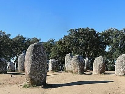Cromeleque dos Almendres em Alentejo, Portugal