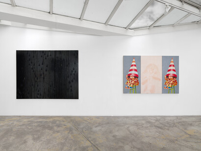 Various artists, Musicology, exhibition view. Courtesy of Galerie Vallois
