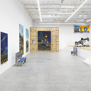 Alfonso Gonzalez Jr., This was here, exhibition view. Courtesy of Jeffrey Deitch Gallery