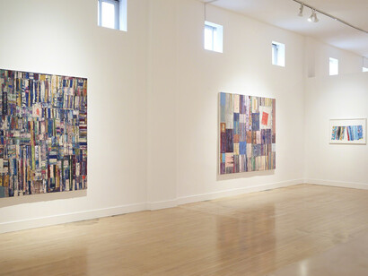 Mike Henderson, Exhibition view. Courtesy of Haines Gallery