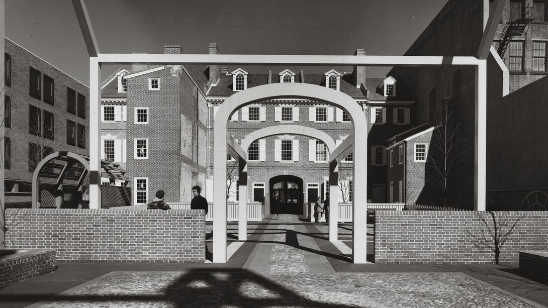 Franklin Court for the Independence National Historical Park (The Ghost House), Philadelphia (detalle). Venturi and Rauch, 1972-1975. Cortesía del Museo de Bellas Artes de Bilbao