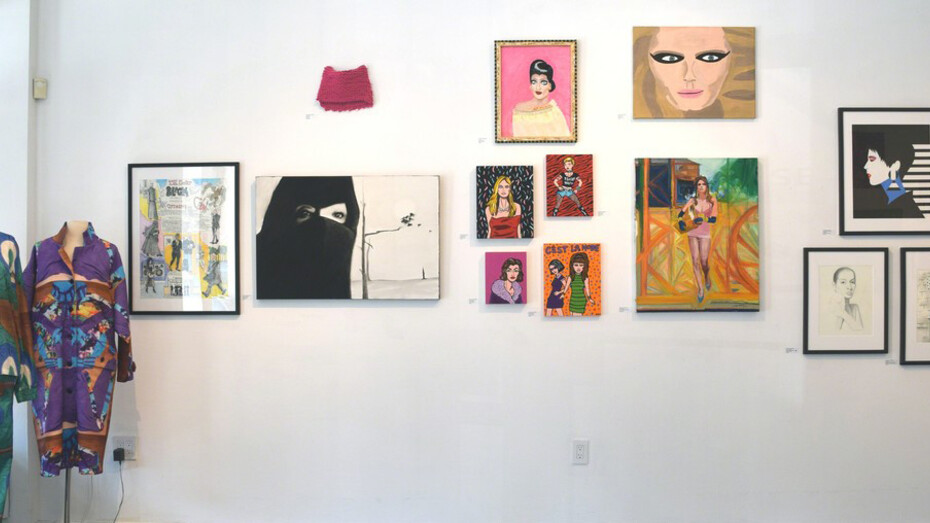 The Art of Fashion, Exhibition view. Courtesy of Fountain House Gallery