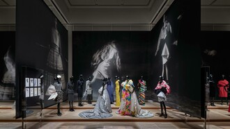 Installation view of “Christian Dior: Designer of Dreams” at Museum of Contemporary Art Tokyo, 2022