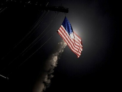 Misiles lanzados desde uno de los buques que participaron en el ataque