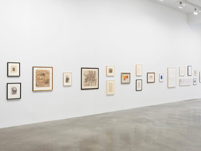 One hundred drawings. Courtesy of Matthew Marks Gallery