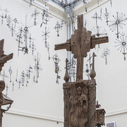 Lithuania, the land of crosses, exhibition view. Courtesy of M. K. Čiurlionis National Museum of Art 