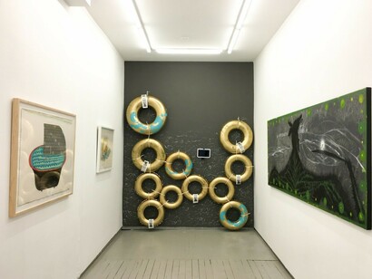 Spring 2017 Group Show, Exhibition view. Courtesy of Lyle O. Reitzel Gallery