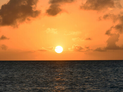 Atardecer en el archipiélago de Los Roques, Venezuela
