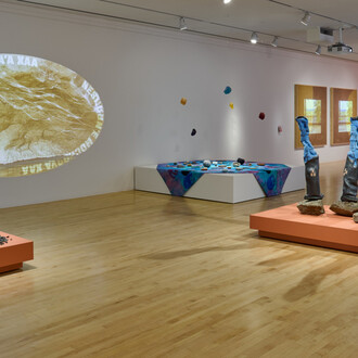 Various artists, Young bay mud, exhibition view. Courtesy of San Jose Museum of Art