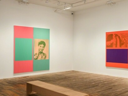 David Diao, Exhibition view. Courtesy of Postmasters Gallery