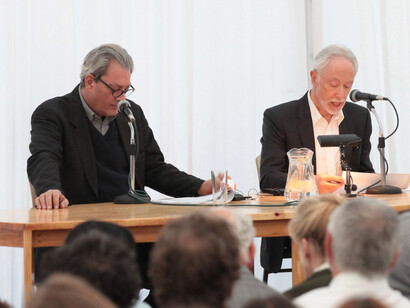J.M. Coetzee during The City and the Words, an event dedicated to the intersections of storytelling, cities, and cultural memory