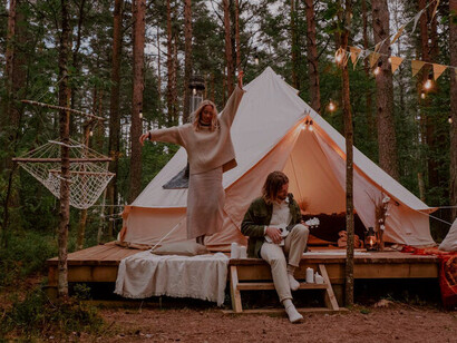 Dancing and singing together under the evening sky, they cherish the magic of their connection, committed to supporting each other through every challenge and triumph on their path of self-discovery