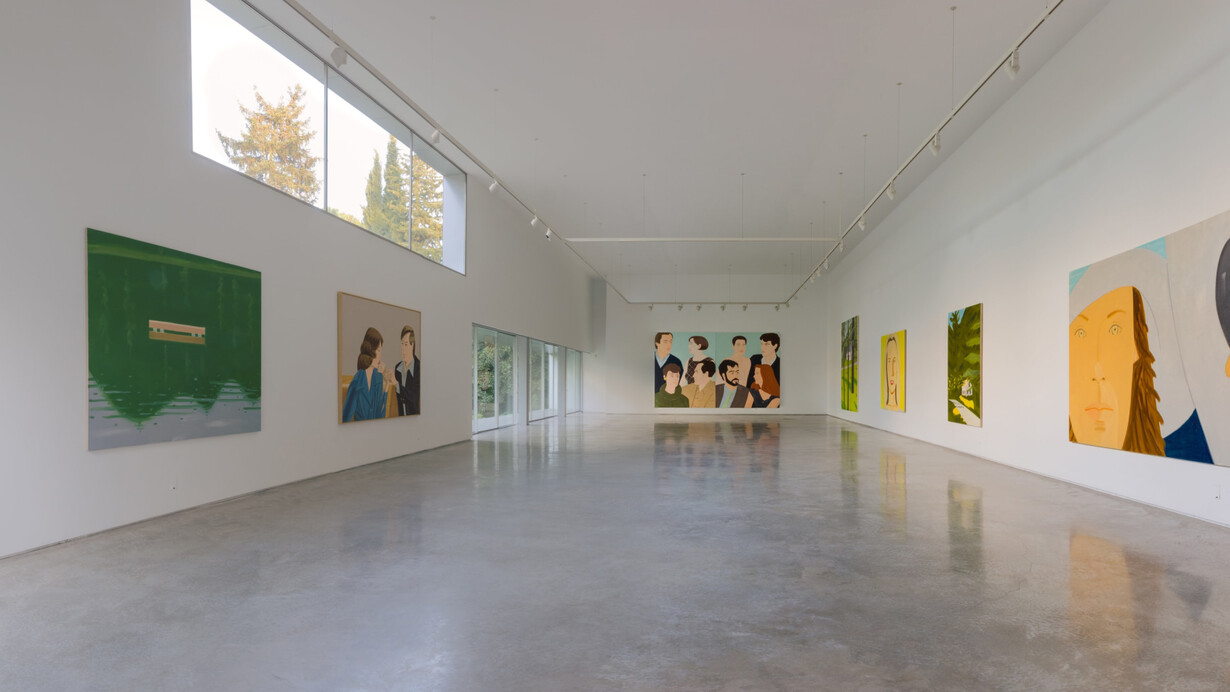 Alex Katz, exhibition view. Courtesy of Lopez de la Serna Gallery