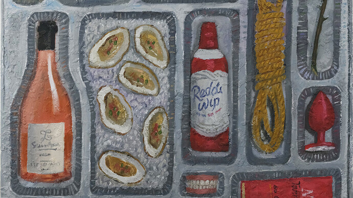 Paul Gagner, Instant romantic dinner, 2024. Courtesy of Hashimoto Contemporary Gallery