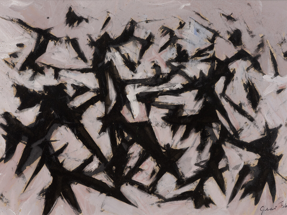 William Gear, Winter Landscape, 1949, Copyright the Artist's Estate, Image Towner, Eastbourne