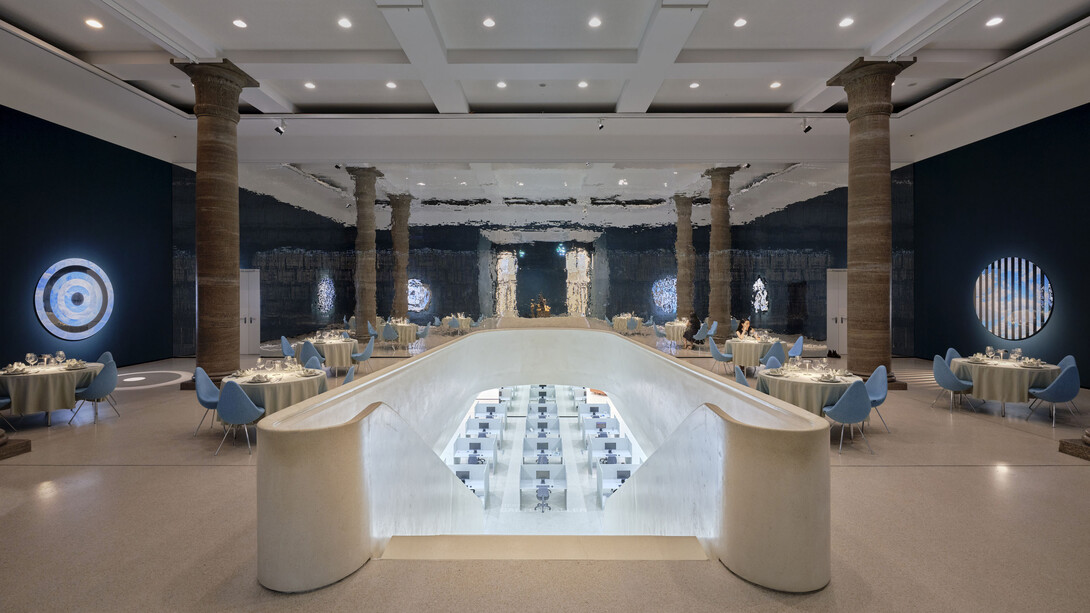 Elmgreen & Dragset, Stillleben mit gemüse, exhibition view. Courtesy of Städel Museum