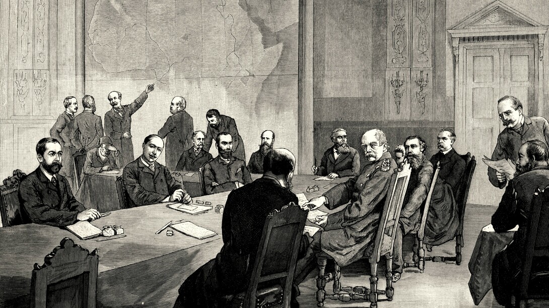 Conferencia de Berlín (1884-1885): en el centro, Bismarck