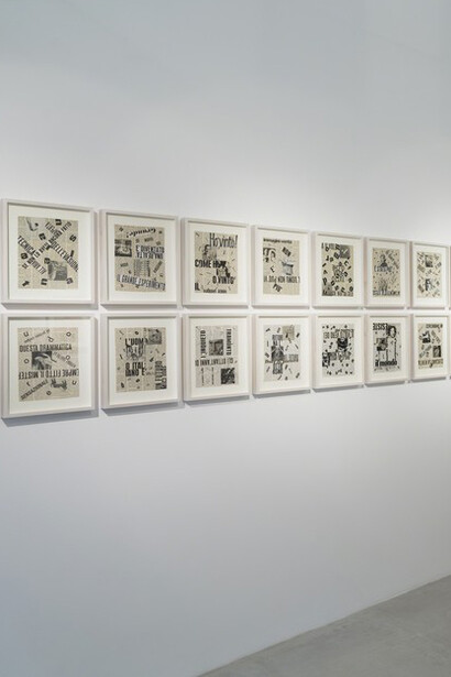 Nanni Balestrini. Courtesy of Maab Gallery