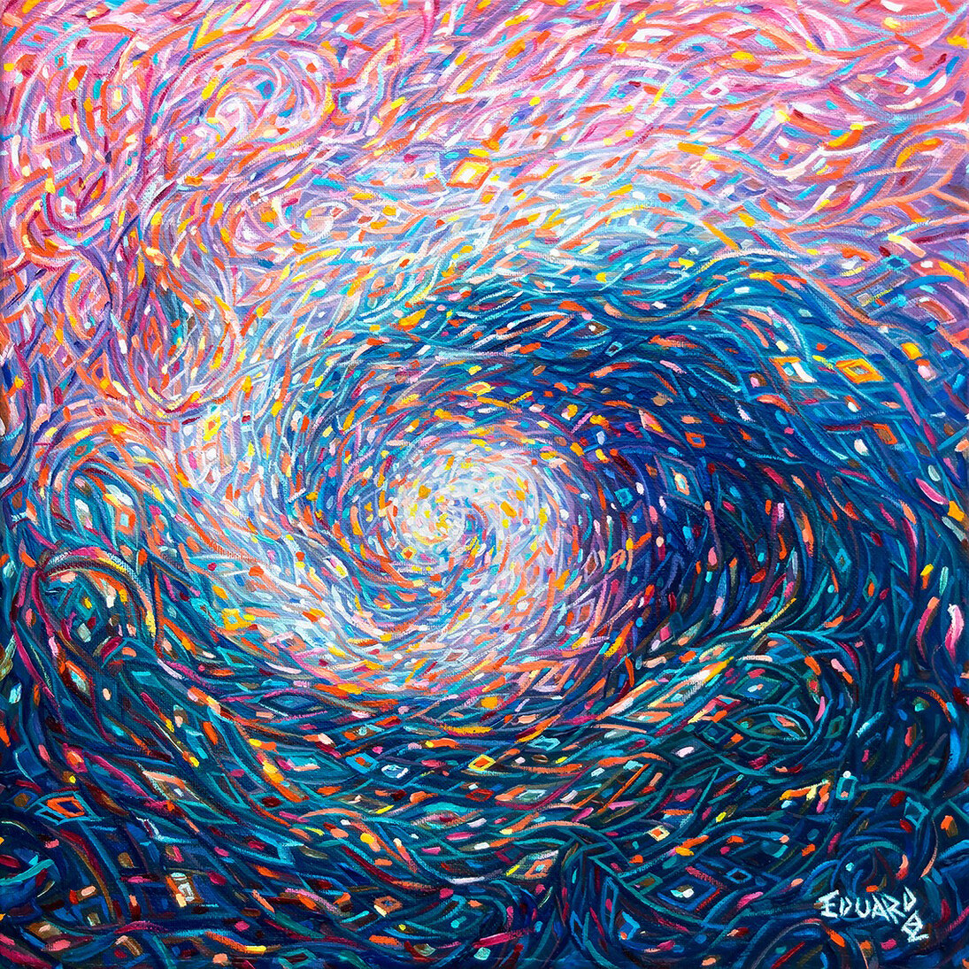 Dominika Kaczmarczyk (Poland), 'Meditation', 2015, Mixed media on canvas, 60 x 60 cm
 
