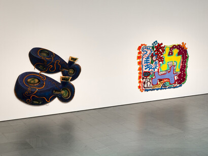 Elizabeth Murray, Painters progress, exhibition view. Courtesy of MoMA