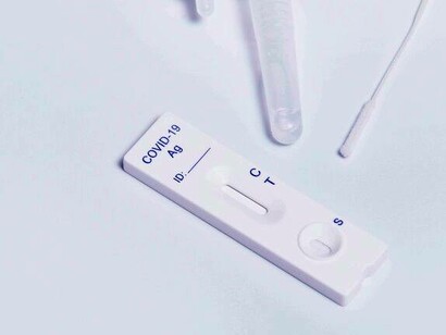 Ein schnelles Covid-Antigen-Testkit