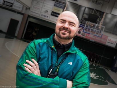 Vedran Bosnic before a practise. Photo by David Nilsson Hamne