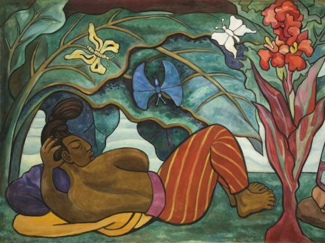 Diego Rivera, Juchitán River Río Juchitán (panel 4). Courtesy of Dallas Museum of Art