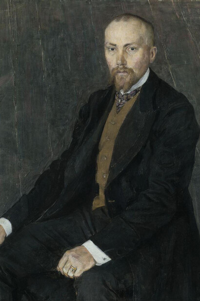 A.Y. Golovin, Portrait of N.K. Roerich, 1907. Courtesy of New Tretyakov Gallery